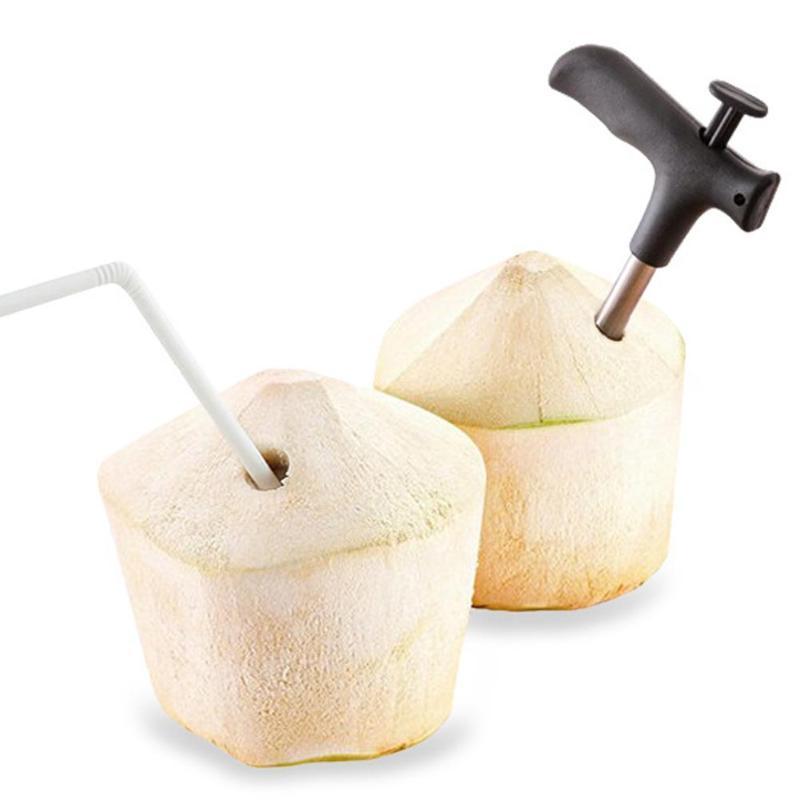 Multifunctional coconut opener