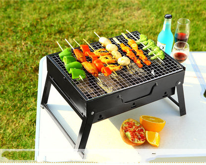 Tikivault Outdoor Barbecue Portable Charcoal Grill