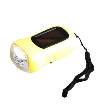 Solar charging flashlight