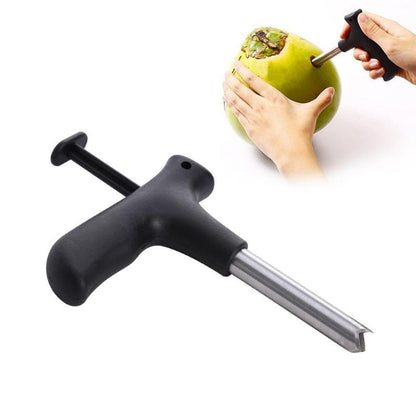 Multifunctional coconut opener