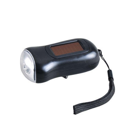 Solar charging flashlight