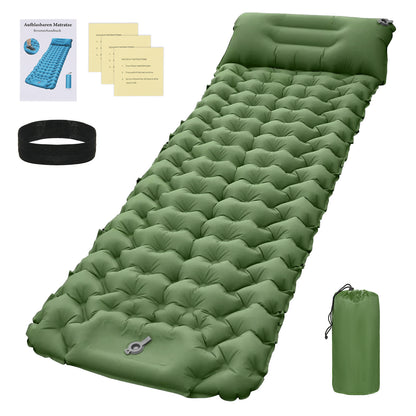 Tikivault Camping Sleeping Pad Ultralight Inflatable Sleeping Mat