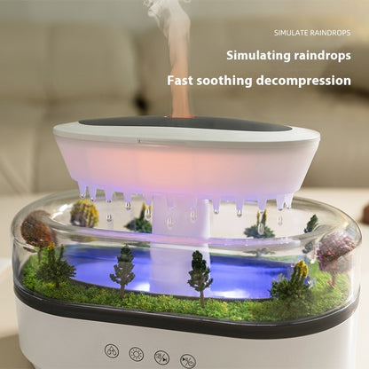 Tikivault Landscape Aroma Diffuser Raindrop Humidifier