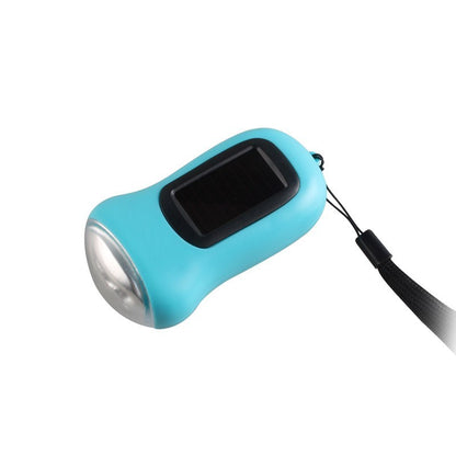 Solar charging flashlight