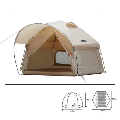 Tikivault Outdoor Rainproof Portable Folding Camping Tent