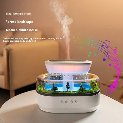 Tikivault Landscape Aroma Diffuser Raindrop Humidifier